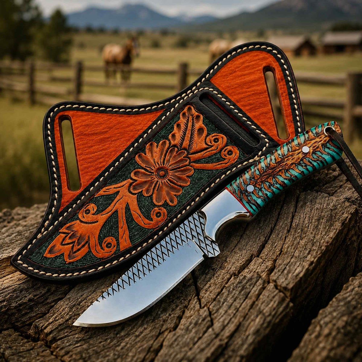 Handmade Ranch Knife: Your Reliable Companion for Outdoor Adventures - RFE Marketing Ventures