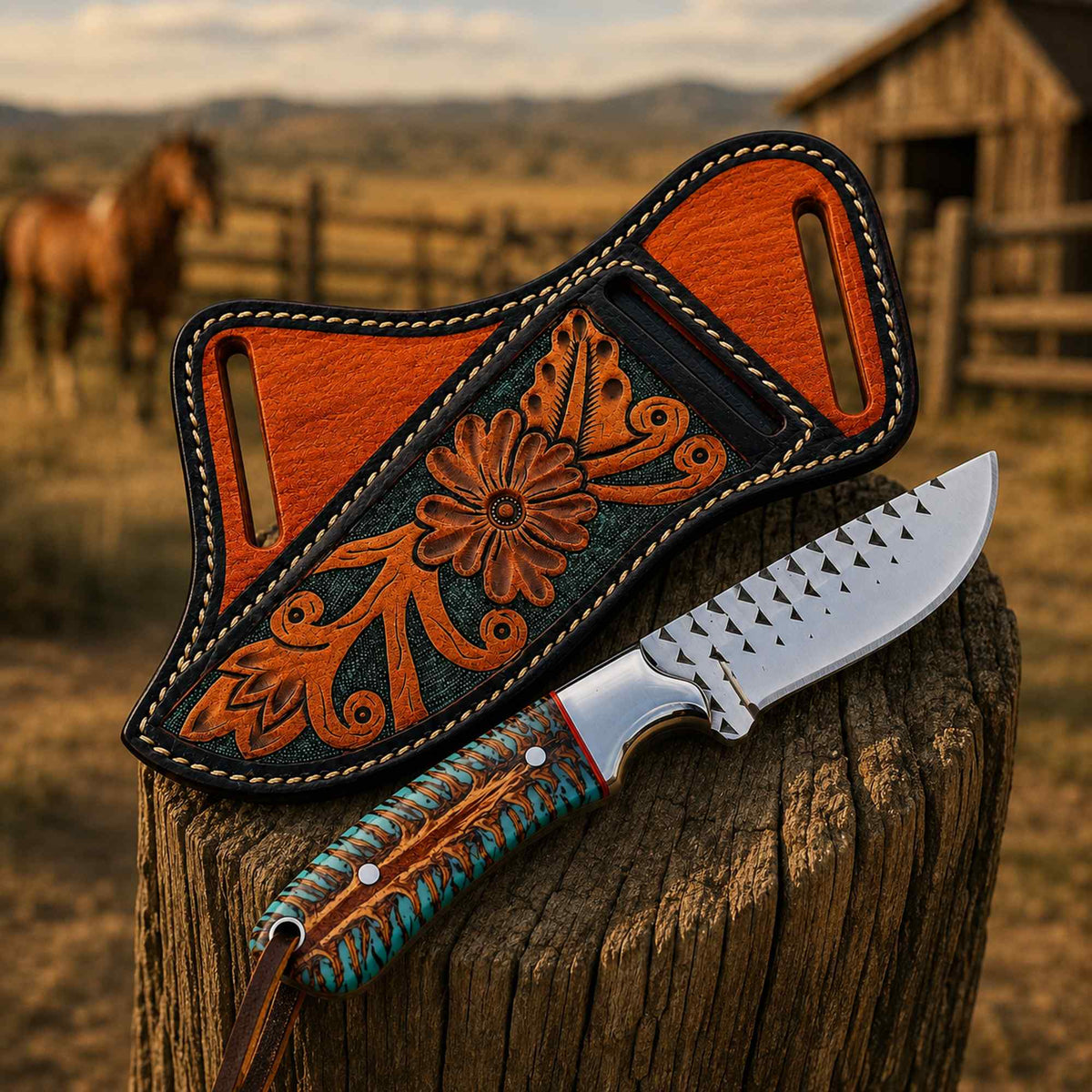 Handmade Ranch Knife: Your Reliable Companion for Outdoor Adventures - RFE Marketing Ventures