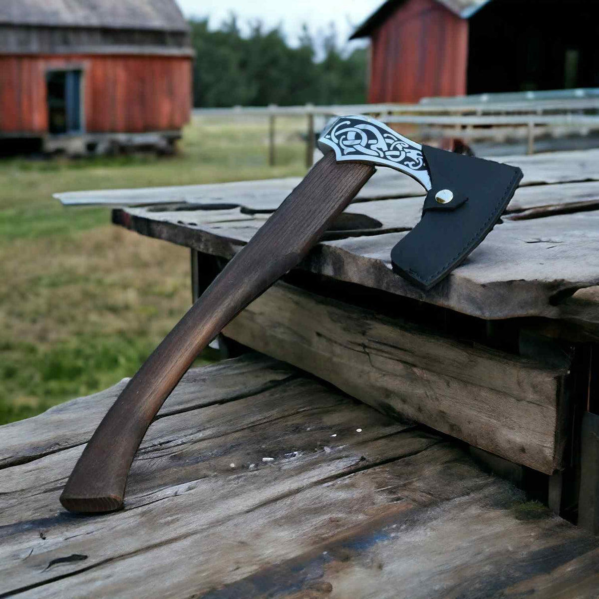 Norse Serpent Viking Axe: Hand-Forged, Symbolic Craftsmanship for the Modern Warrior - RFE Marketing Ventures