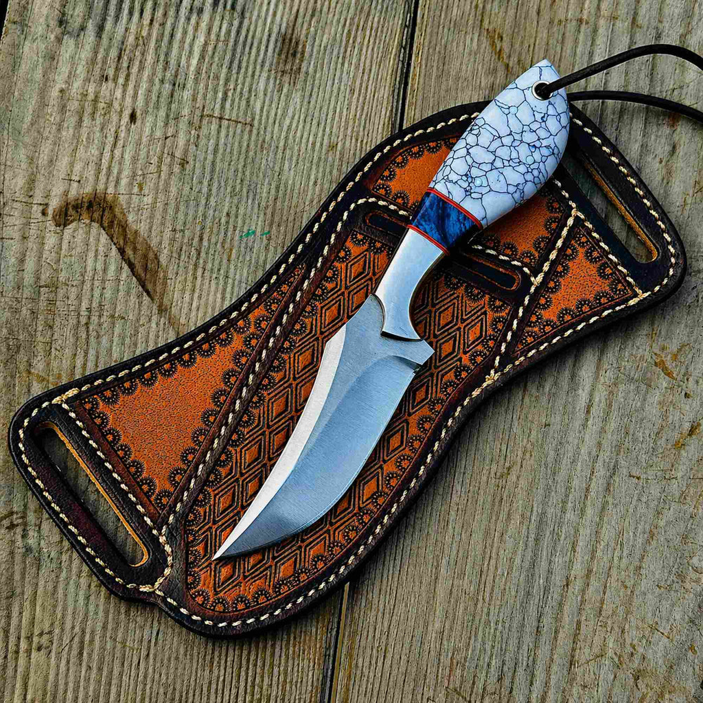 Turquoise Handle Cowboy Knife - Your Essential Companion for Precision and Style - RFE Marketing Ventures