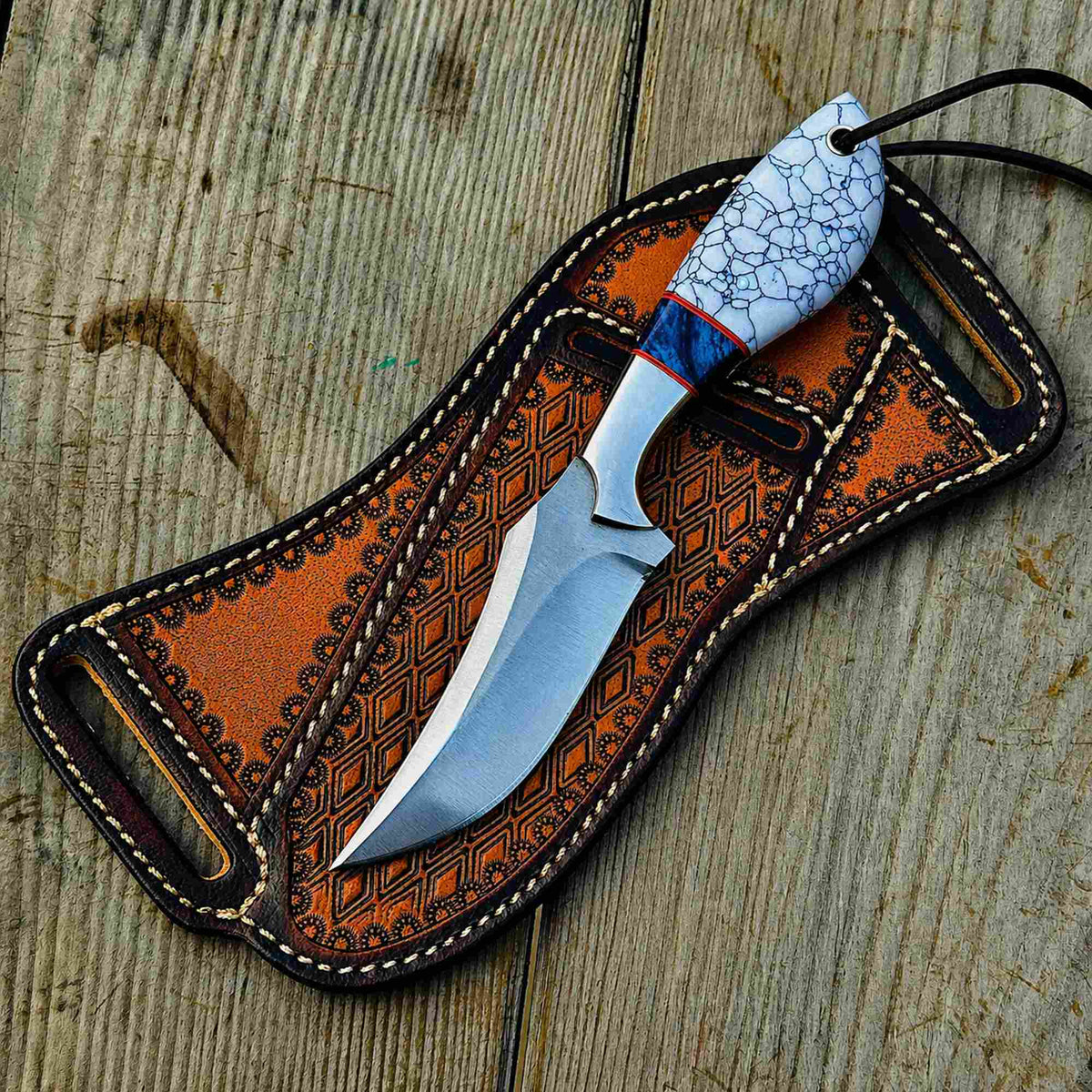 Turquoise Handle Cowboy Knife - Your Essential Companion for Precision and Style - RFE Marketing Ventures