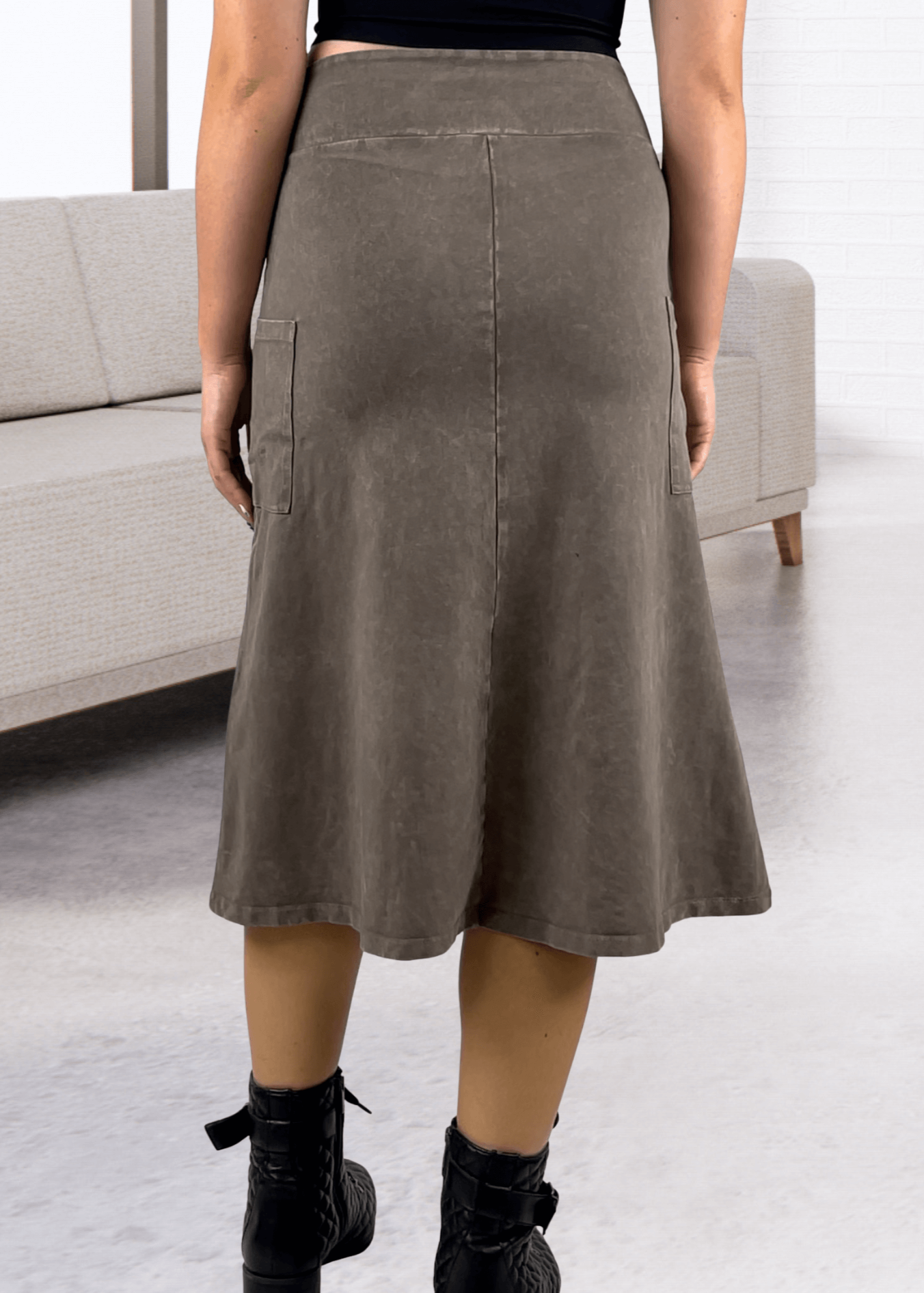 Alyssa Versatile Pink Denim Skirt - Perfect for Every Occasion