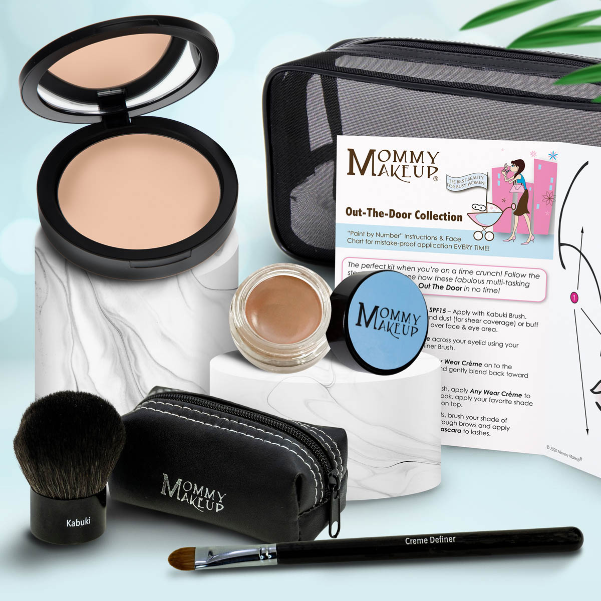 Out The Door Collection | Travel-friendly, Multi-tasking,Talc-free Makeup Set - RFE Marketing Ventures