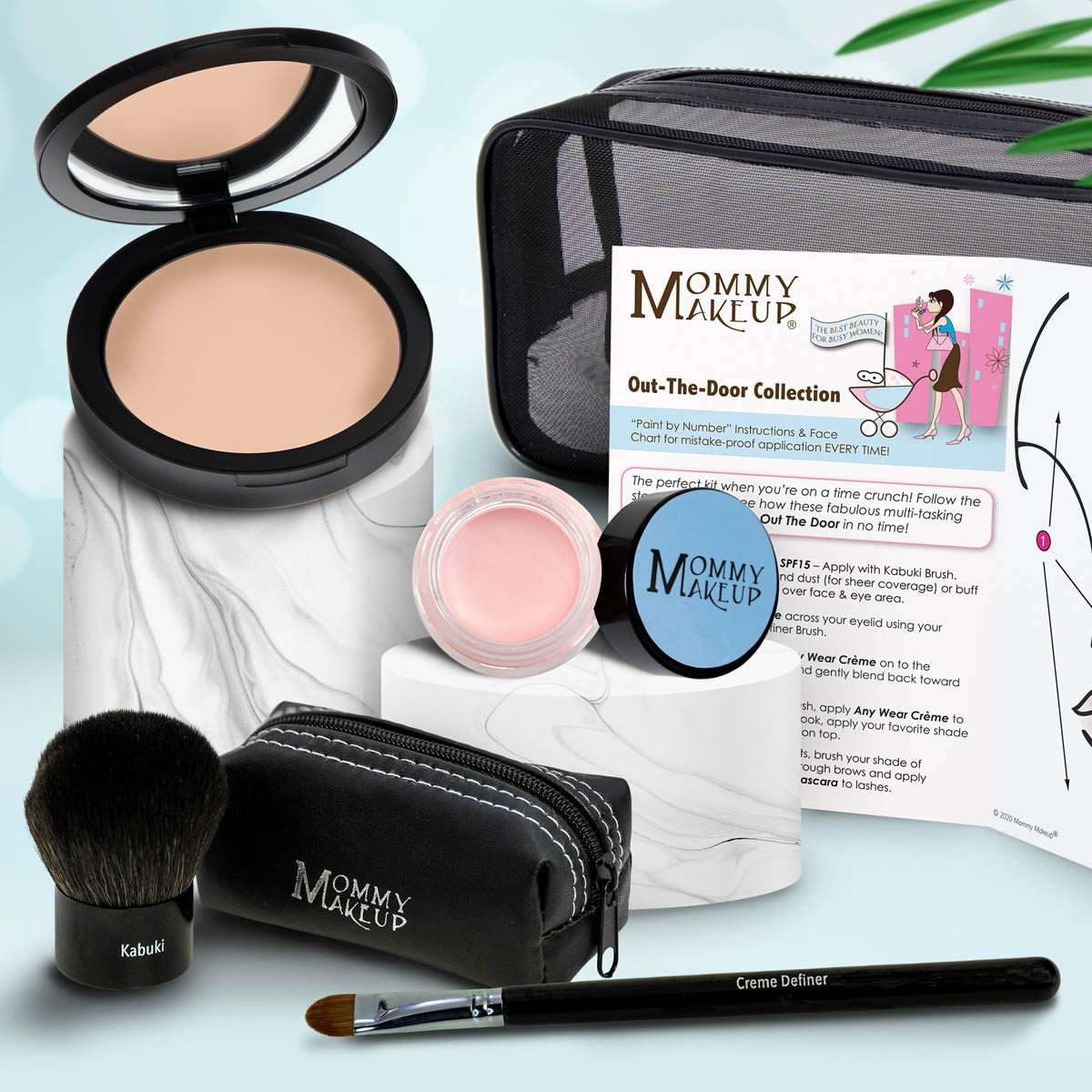 Out The Door Collection | Travel-friendly, Multi-tasking,Talc-free Makeup Set - RFE Marketing Ventures