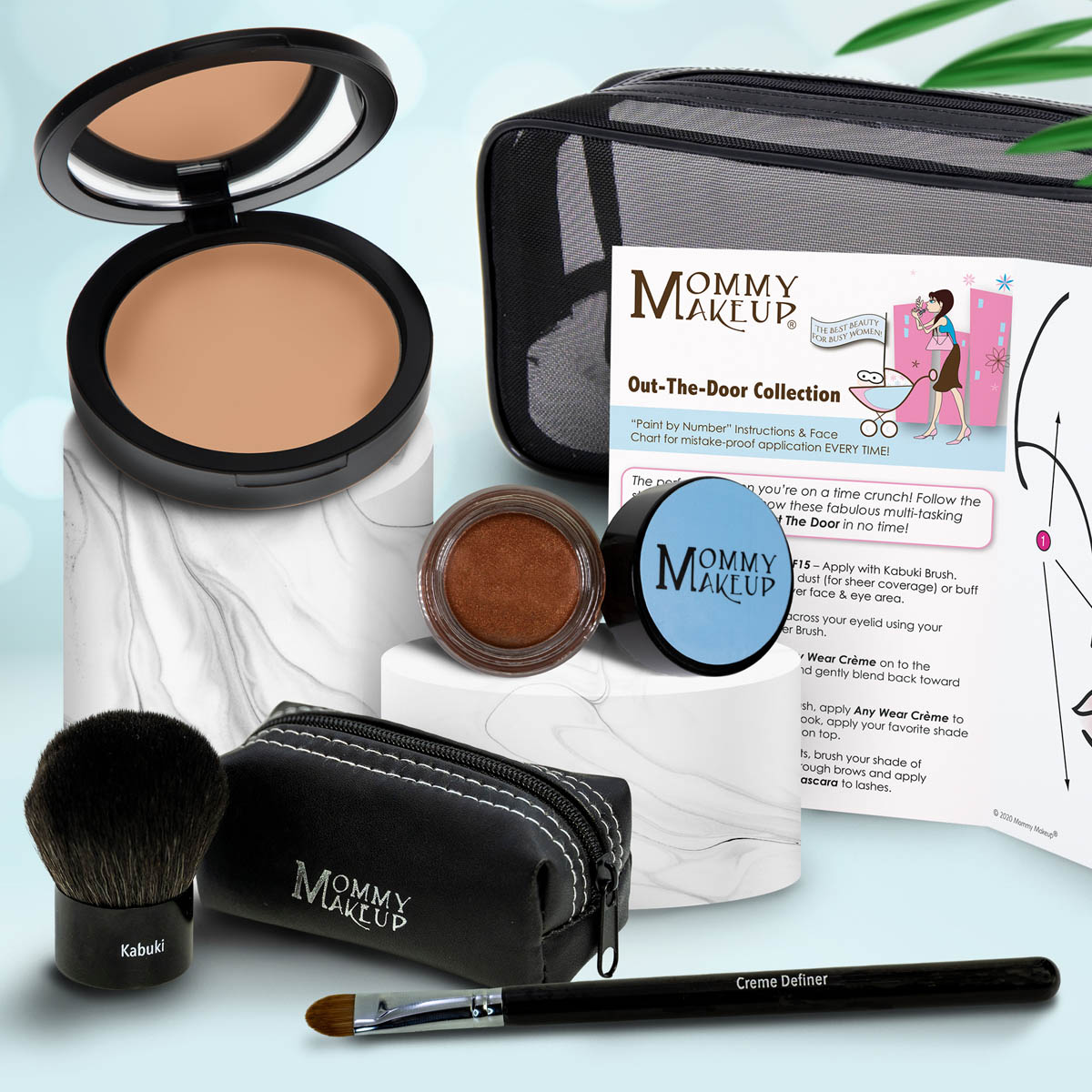 Out The Door Makeup Set | Travel-Friendly, Multi-Tasking, Talc-Free Collection