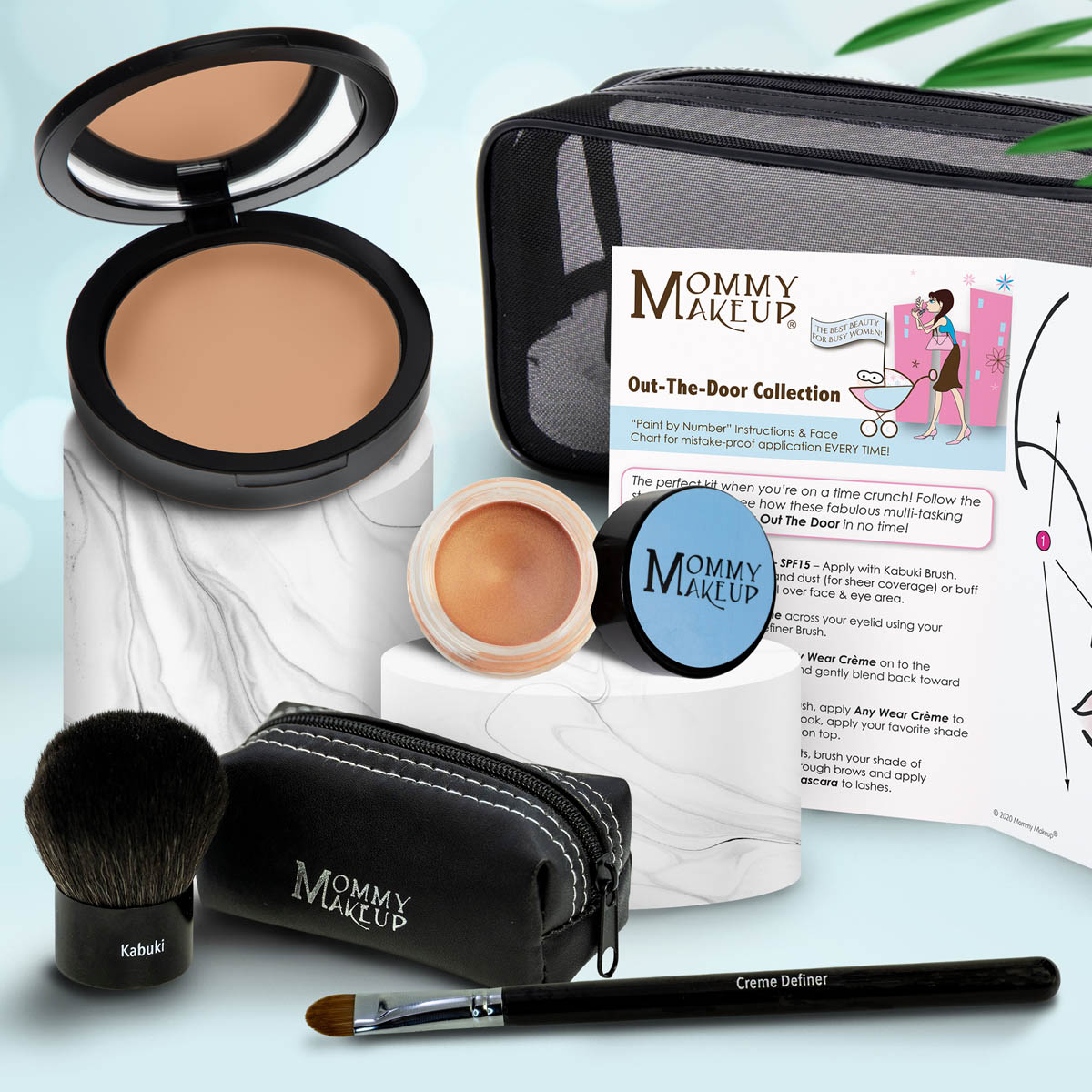 Out The Door Makeup Set | Travel-Friendly, Multi-Tasking, Talc-Free Collection