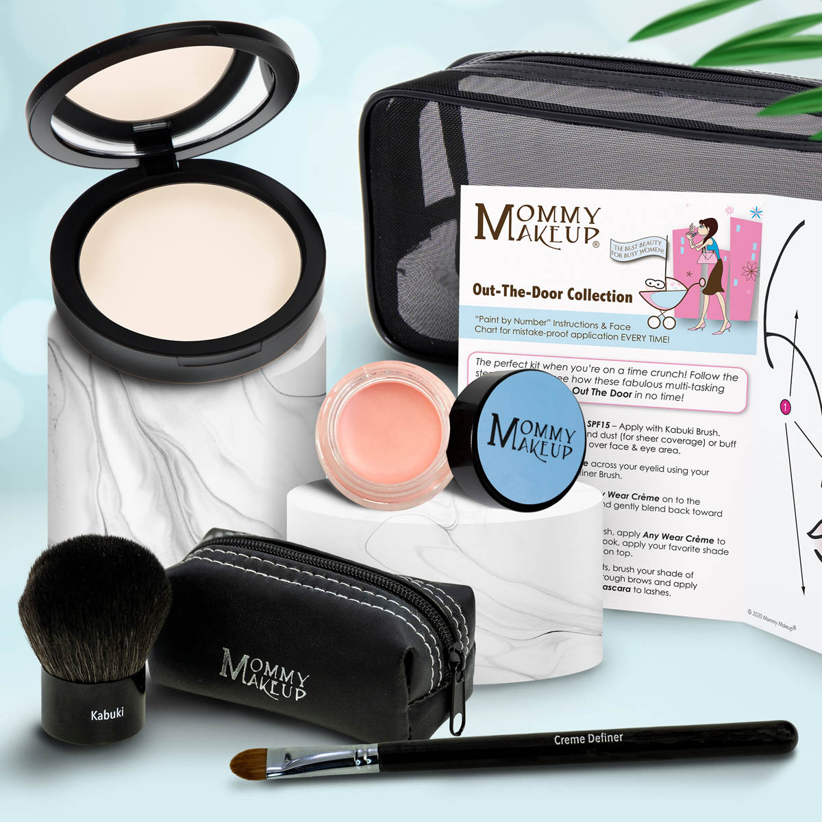 Out The Door Makeup Set | Travel-Friendly, Multi-Tasking, Talc-Free Collection