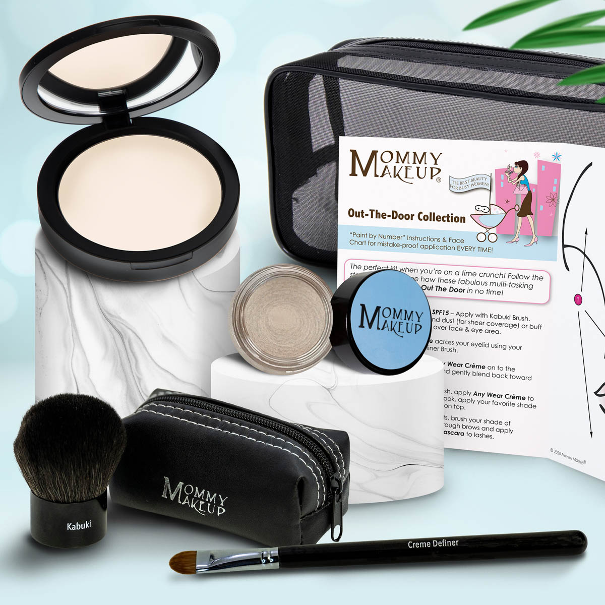 Out The Door Makeup Set | Travel-Friendly, Multi-Tasking, Talc-Free Collection