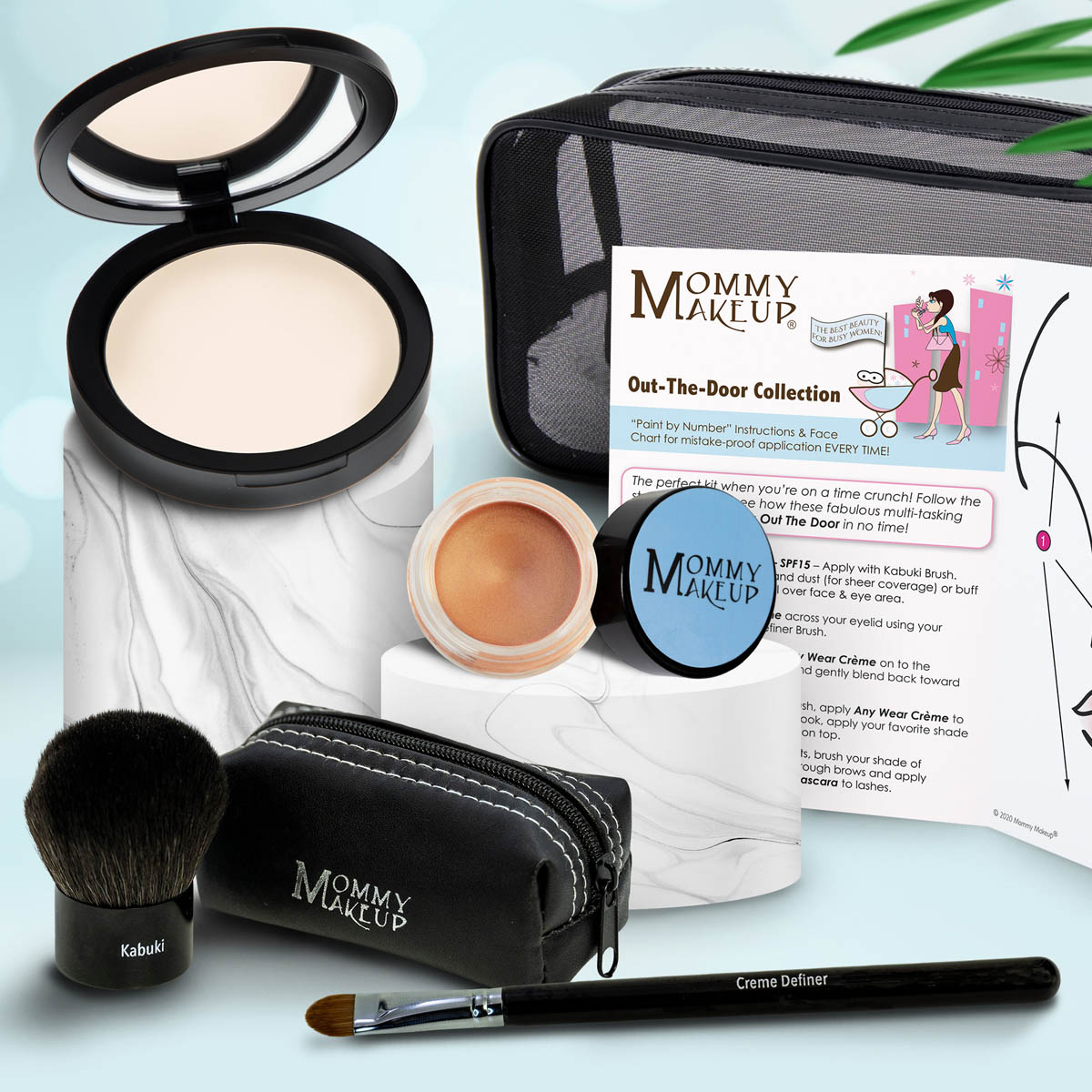 Out The Door Makeup Set | Travel-Friendly, Multi-Tasking, Talc-Free Collection