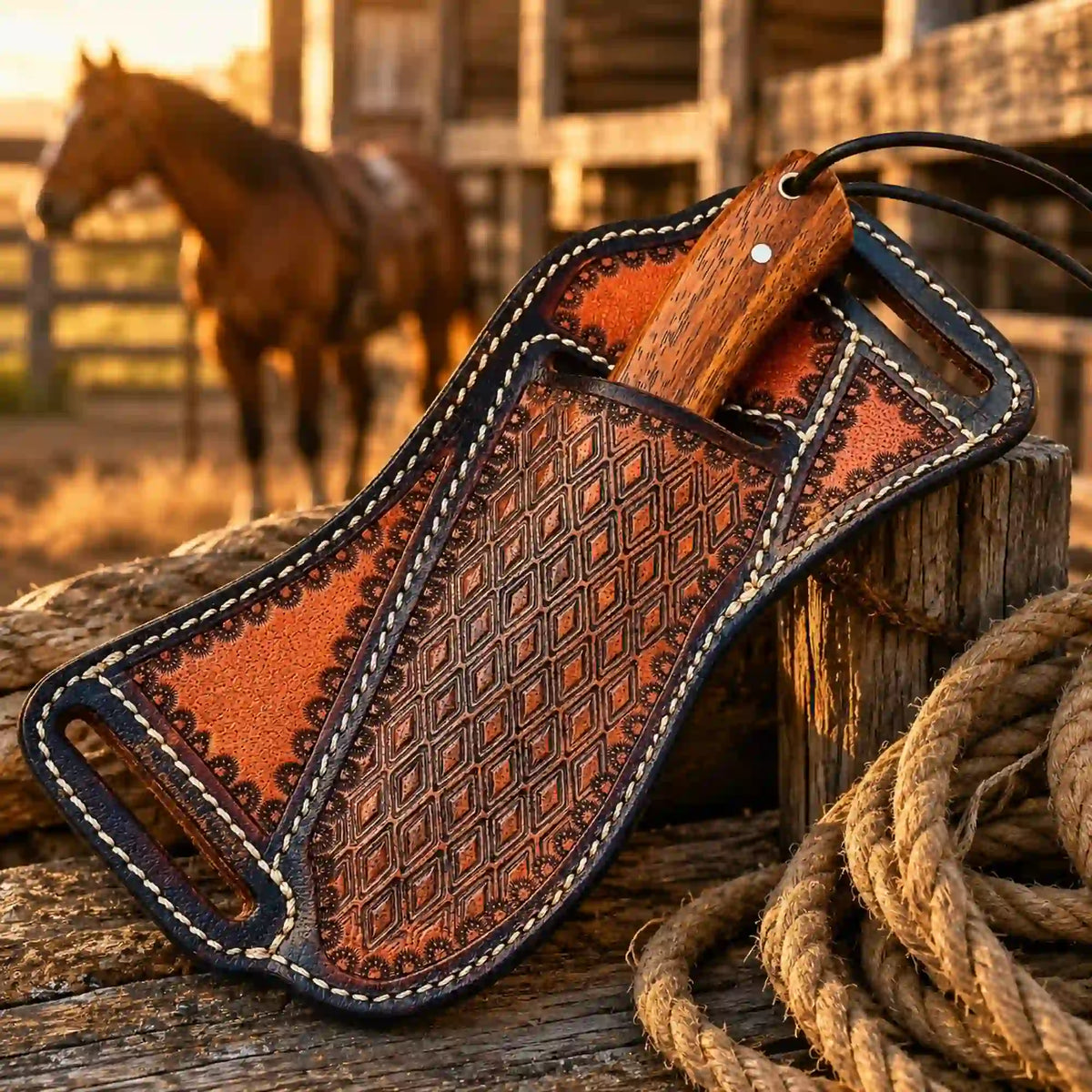 Buckaroo Knife with Rosewood Handle: The Perfect Blend of Craftsmanship and Functionality - RFE Marketing Ventures