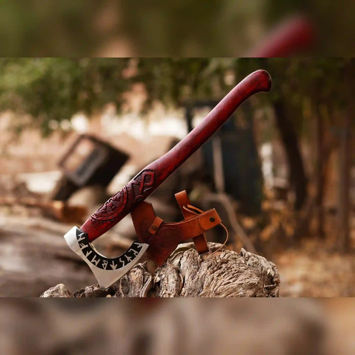Hand-Forged Viking Axe – Unleash Your Inner Warrior with a Bearded Axe Crafted for Power and Precision - RFE Marketing Ventures