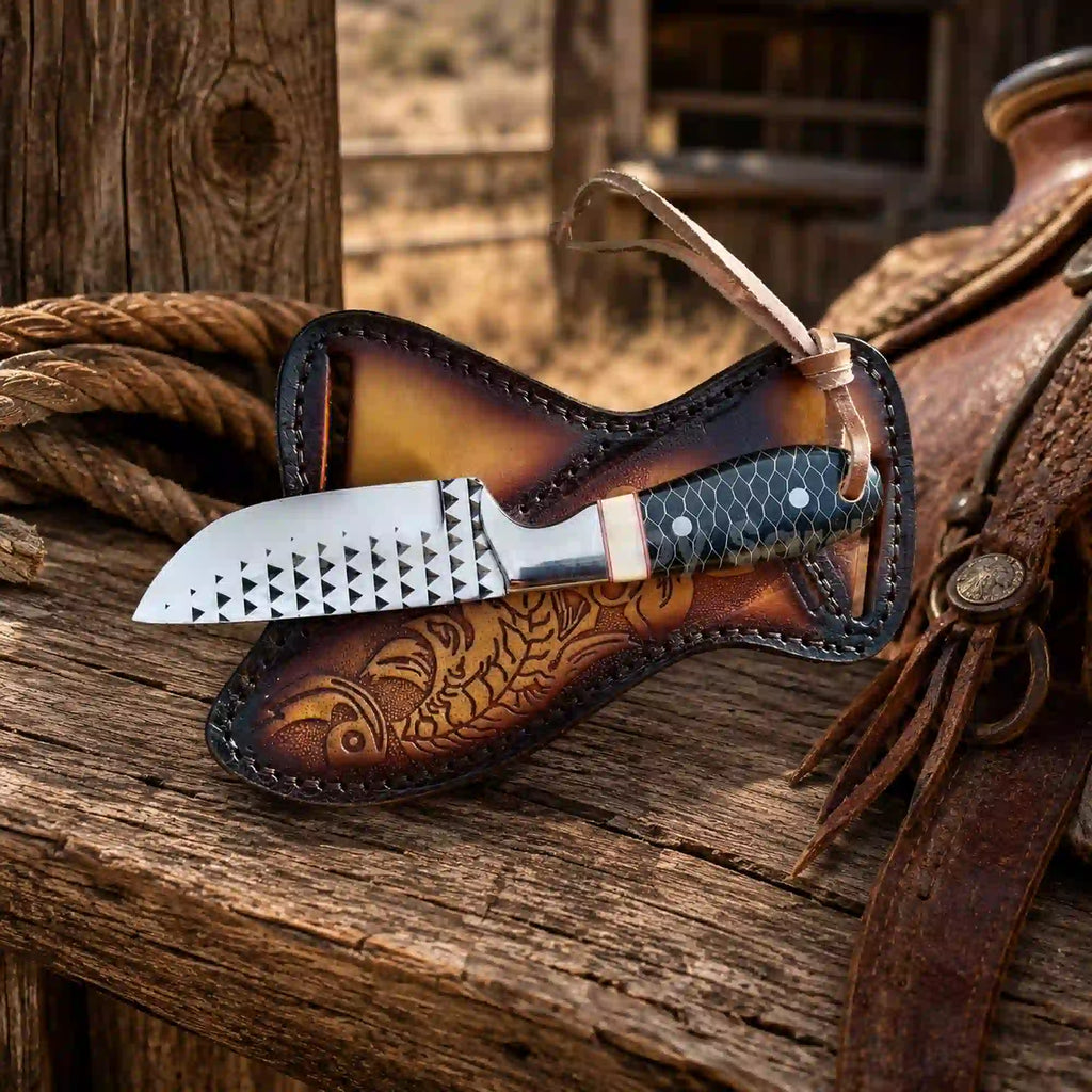 Buckaroo Knife with Crossdraw Sheath: Your Essential Companion for Every Adventure - RFE Marketing Ventures