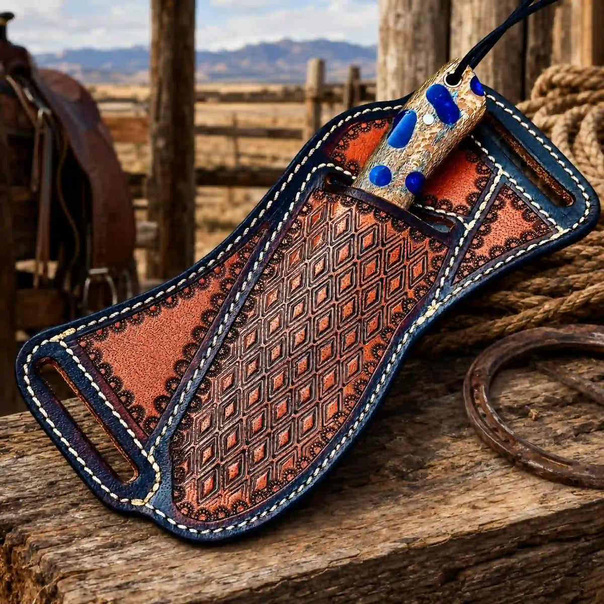 Buckaroo Knife with Cactus Handle: Handmade Artistry Meets Functional Elegance - RFE Marketing Ventures