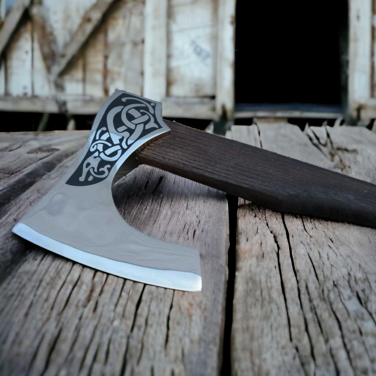 Norse Serpent Viking Axe: Hand-Forged, Symbolic Craftsmanship for the Modern Warrior - RFE Marketing Ventures