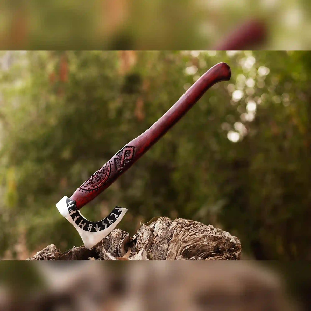 Hand-Forged Viking Axe – Unleash Your Inner Warrior with a Bearded Axe Crafted for Power and Precision - RFE Marketing Ventures