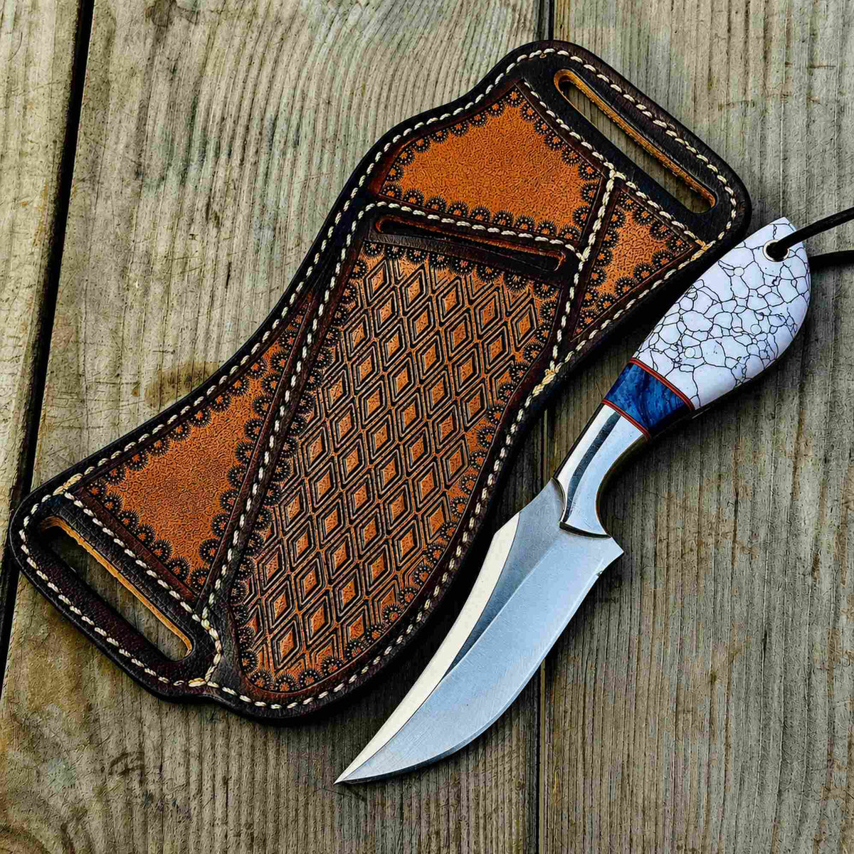 Turquoise Handle Cowboy Knife - Your Essential Companion for Precision and Style - RFE Marketing Ventures