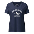 Santa Cruz Surf Shop V-Neck T-Shirt for Women - Stylish & Comfortable Since 1969